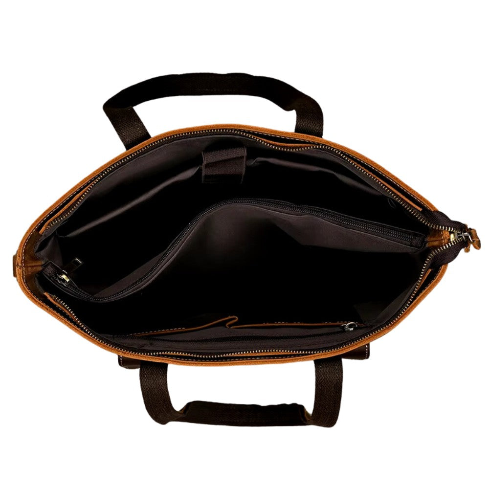 Brown Juggernaut Vintage Tote