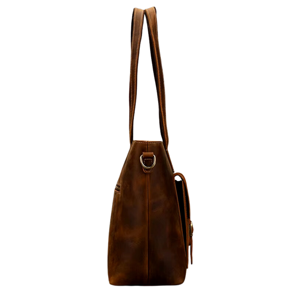 Brown Juggernaut Vintage Tote