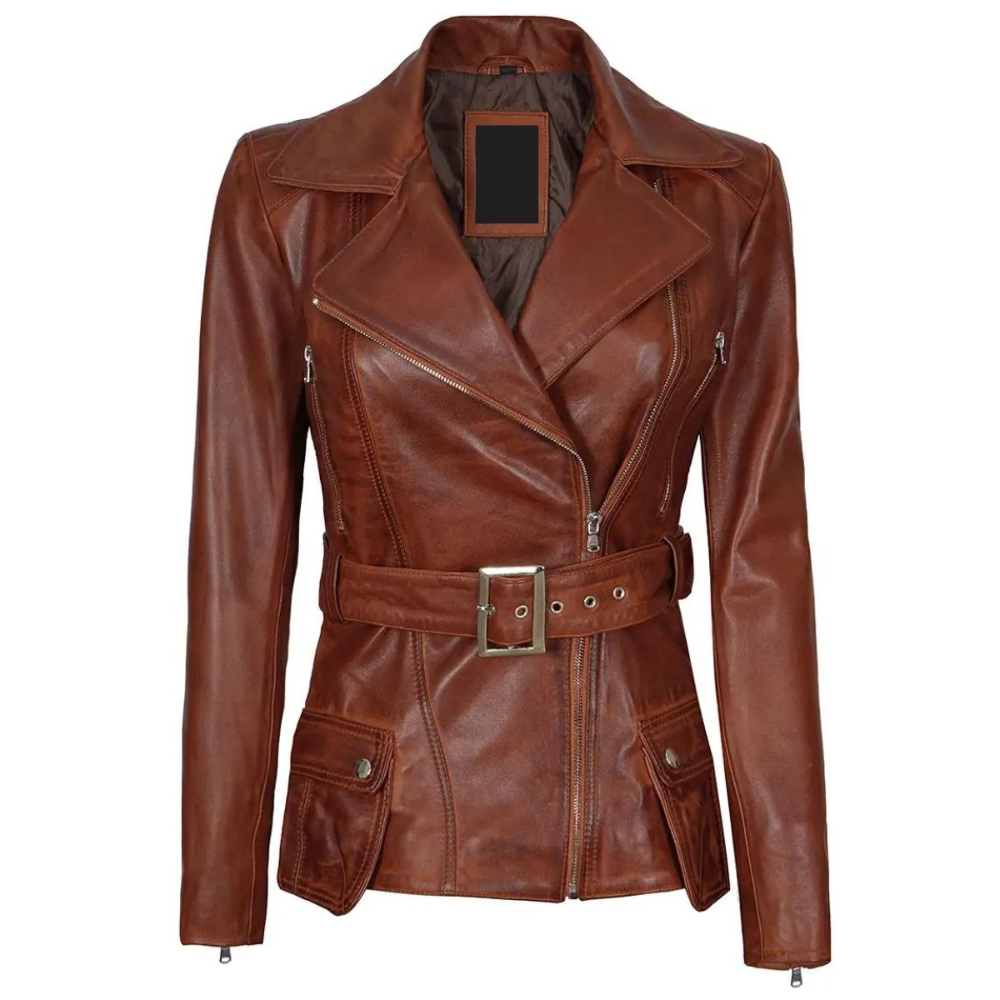 Brown-Luminance-Biker-Jacket