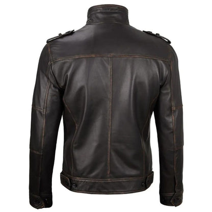 Brown Noir Noir Biker Jacket