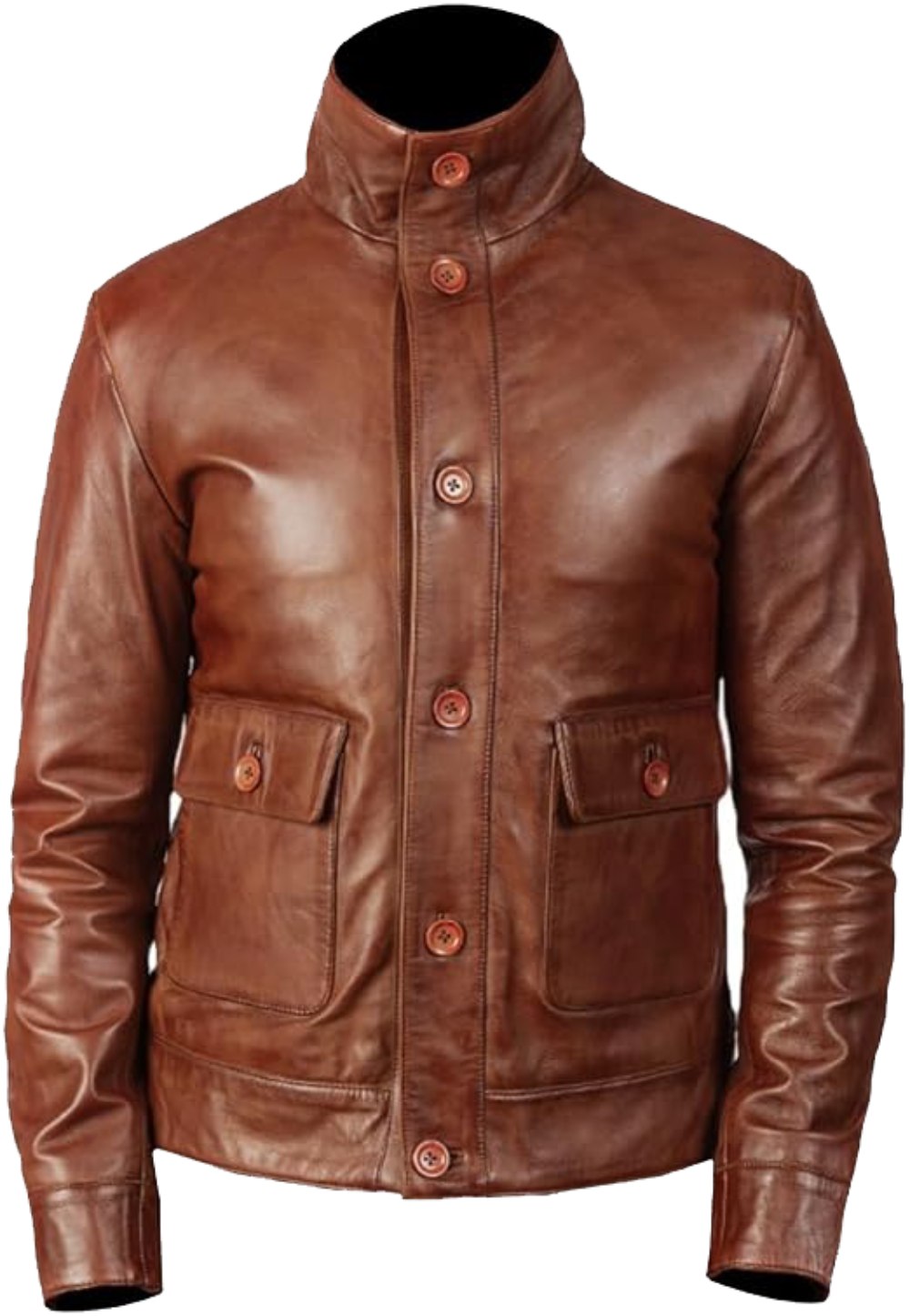 Brown Oak Bomber Jacket