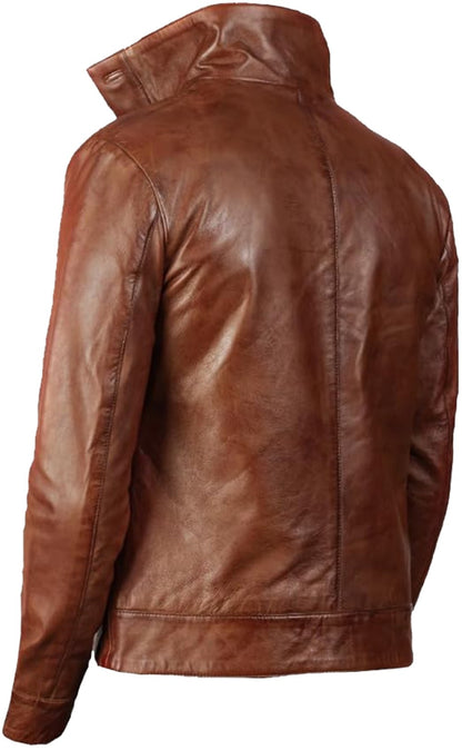 Brown Oak Bomber Jacket
