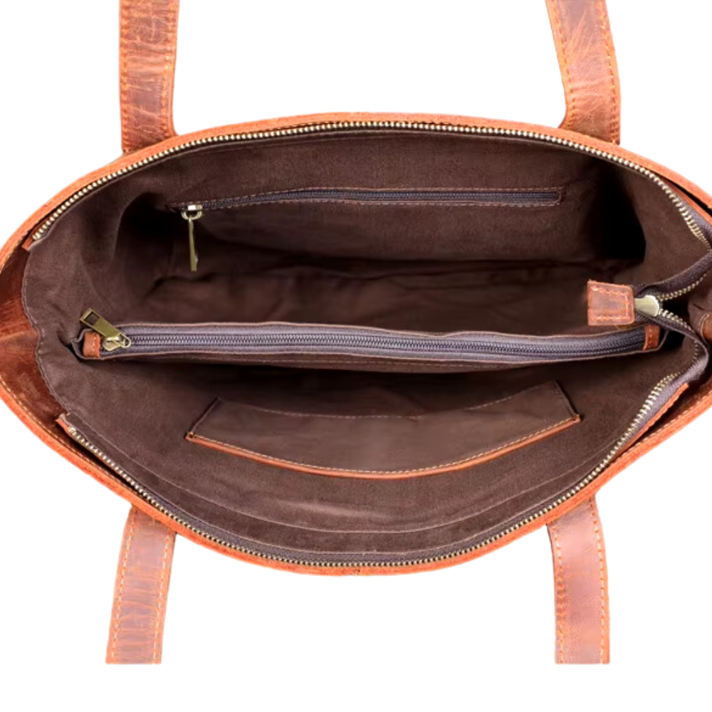 Brown Oakridge Tote Bag