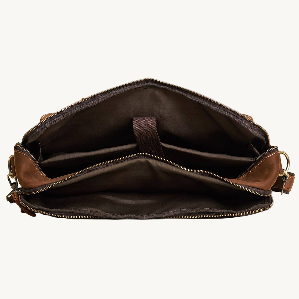Brown Posh Leather Briefcase