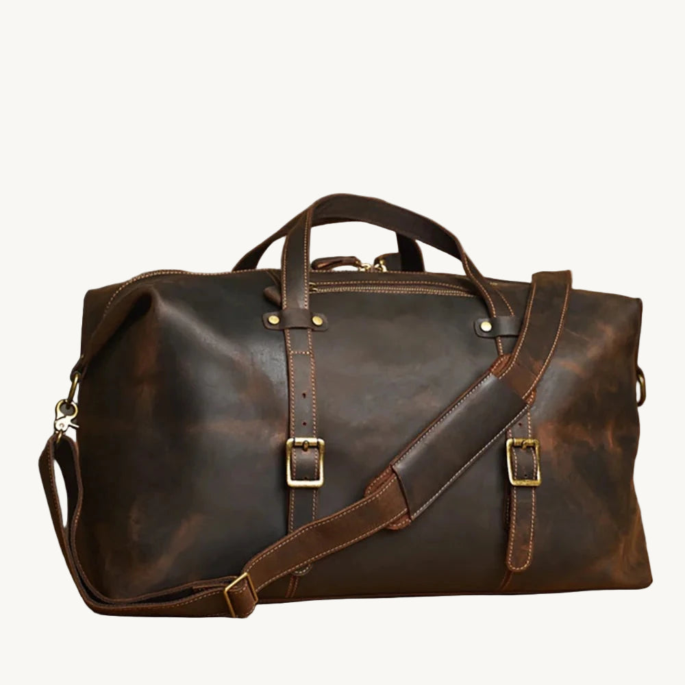 Brown Spur Duffel Bag