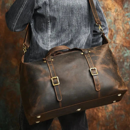 Brown Spur Duffel Bag