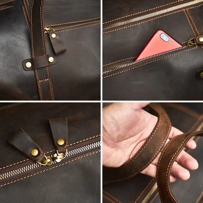 Brown Spur Duffel Bag