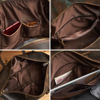 Brown Spur Duffel Bag