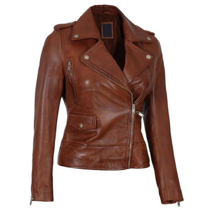 Brown Steel Racer Jacket