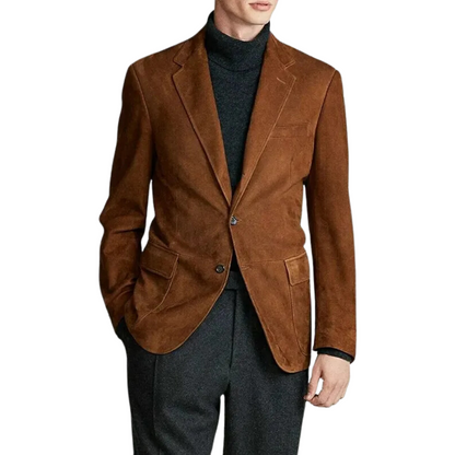 Brown Suede Meridian Blazer