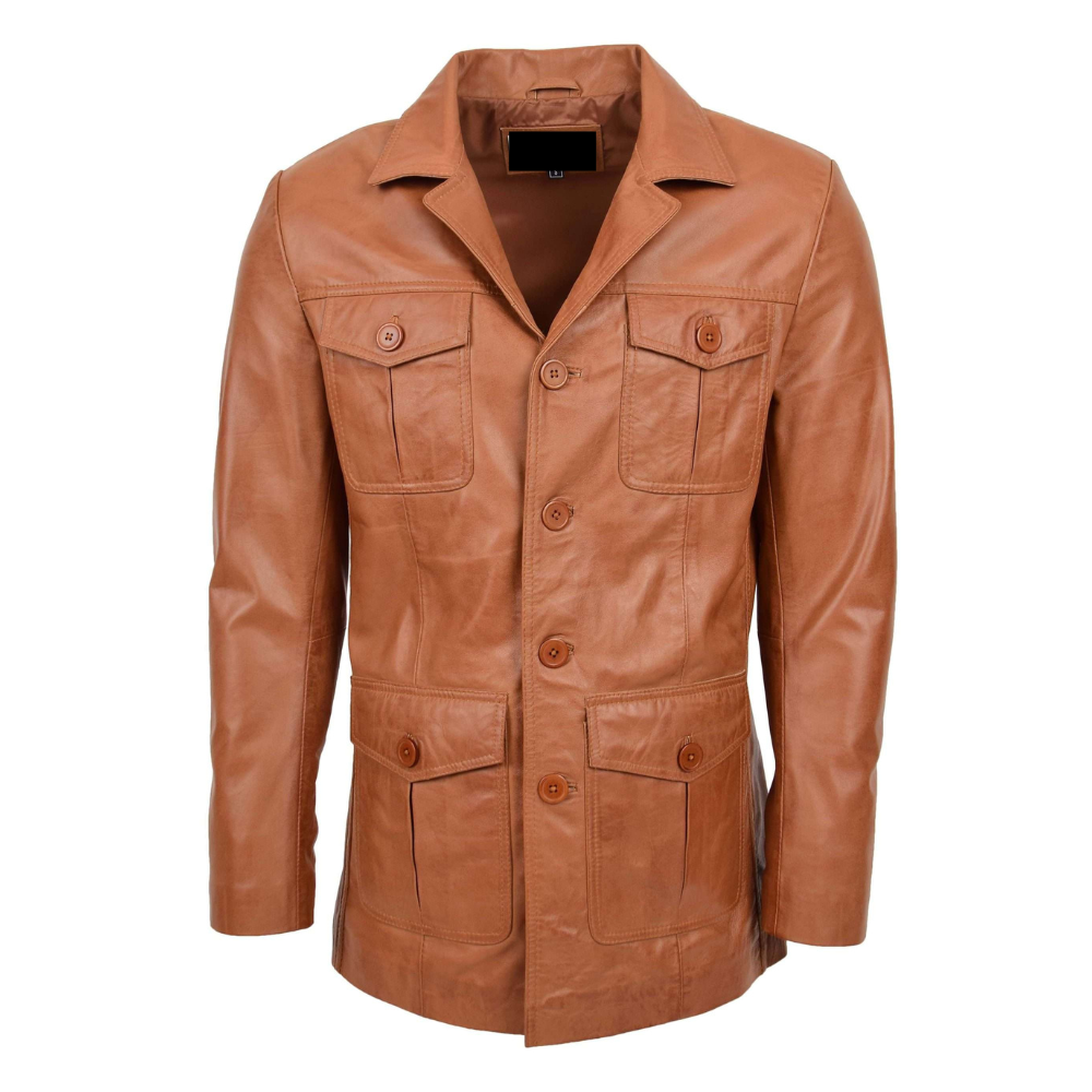 Brown Trailblazer leather jacket