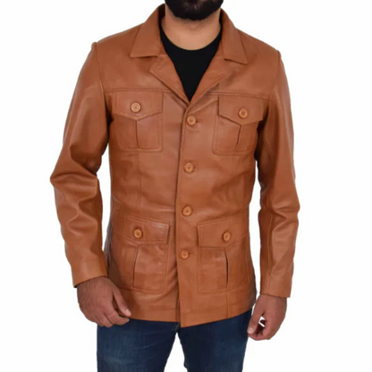 Brown Trailblazer leather jacket