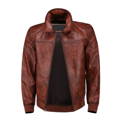Brown Viper Polo Bomber Jacket
