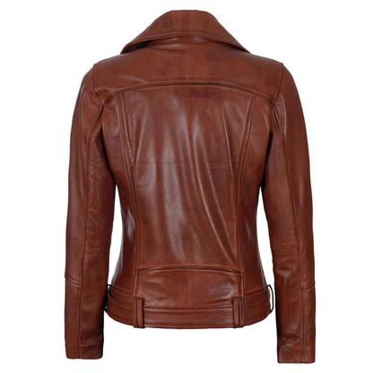 Brown Vixen Biker Jacket