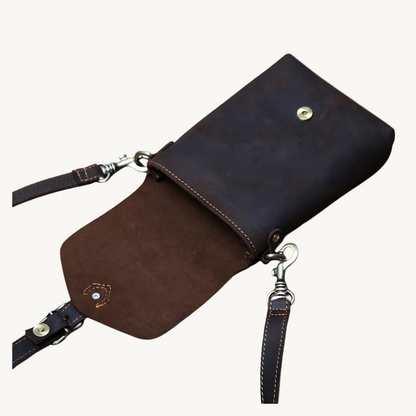 Café Brown Mini Crossbody Bag