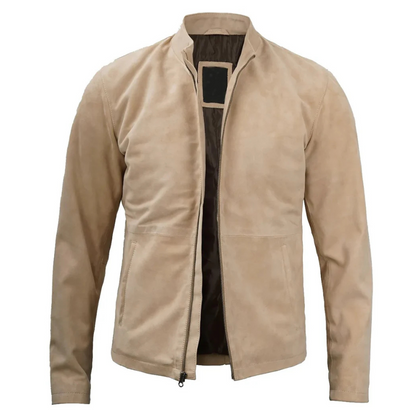 Camel Brown Conqueror Suede Jacket