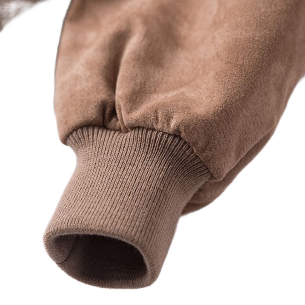 Camel Brown Maverick Suede Jacket