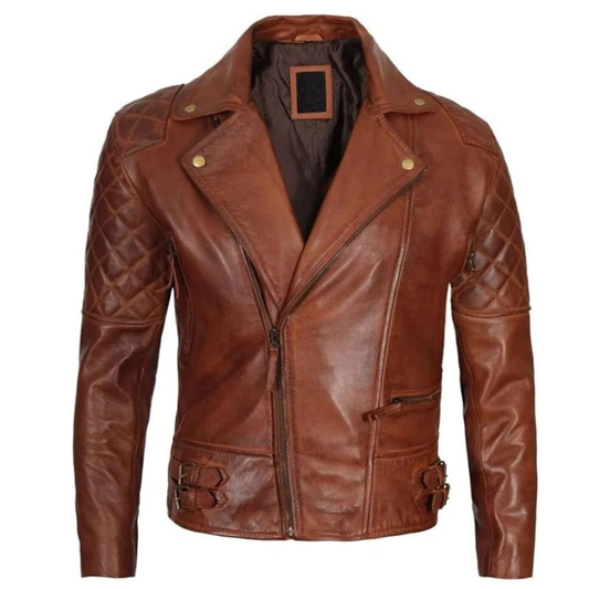 Classic-Vintage-Brown-Biker-Jacket