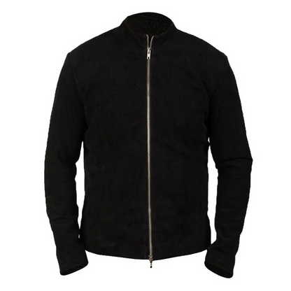 ﻿Dark Desire Tan Suede Jacket