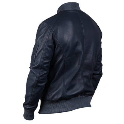 Dark Blue Avenger Bomber Jacket