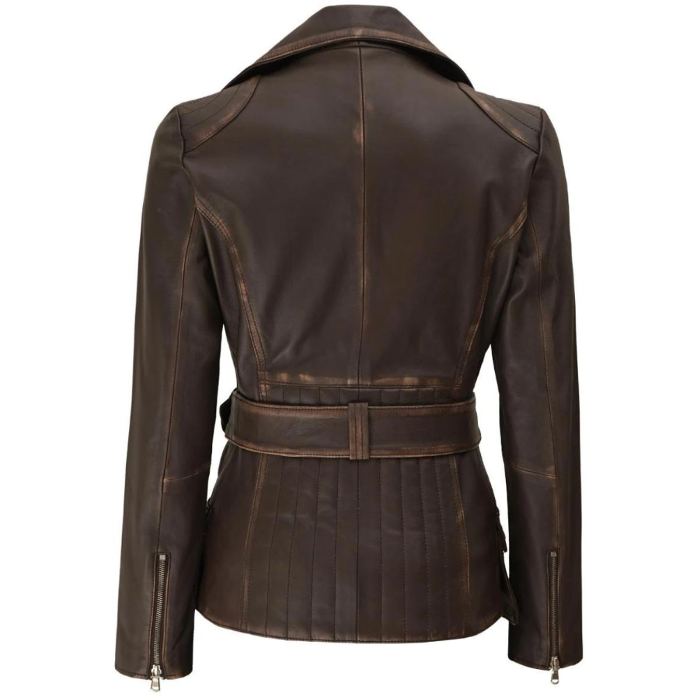 Dark Brown Alchemy Biker Jacket