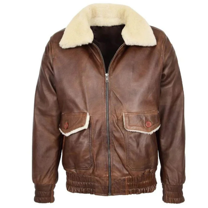 Dark Brown Aviator Elite Jacket