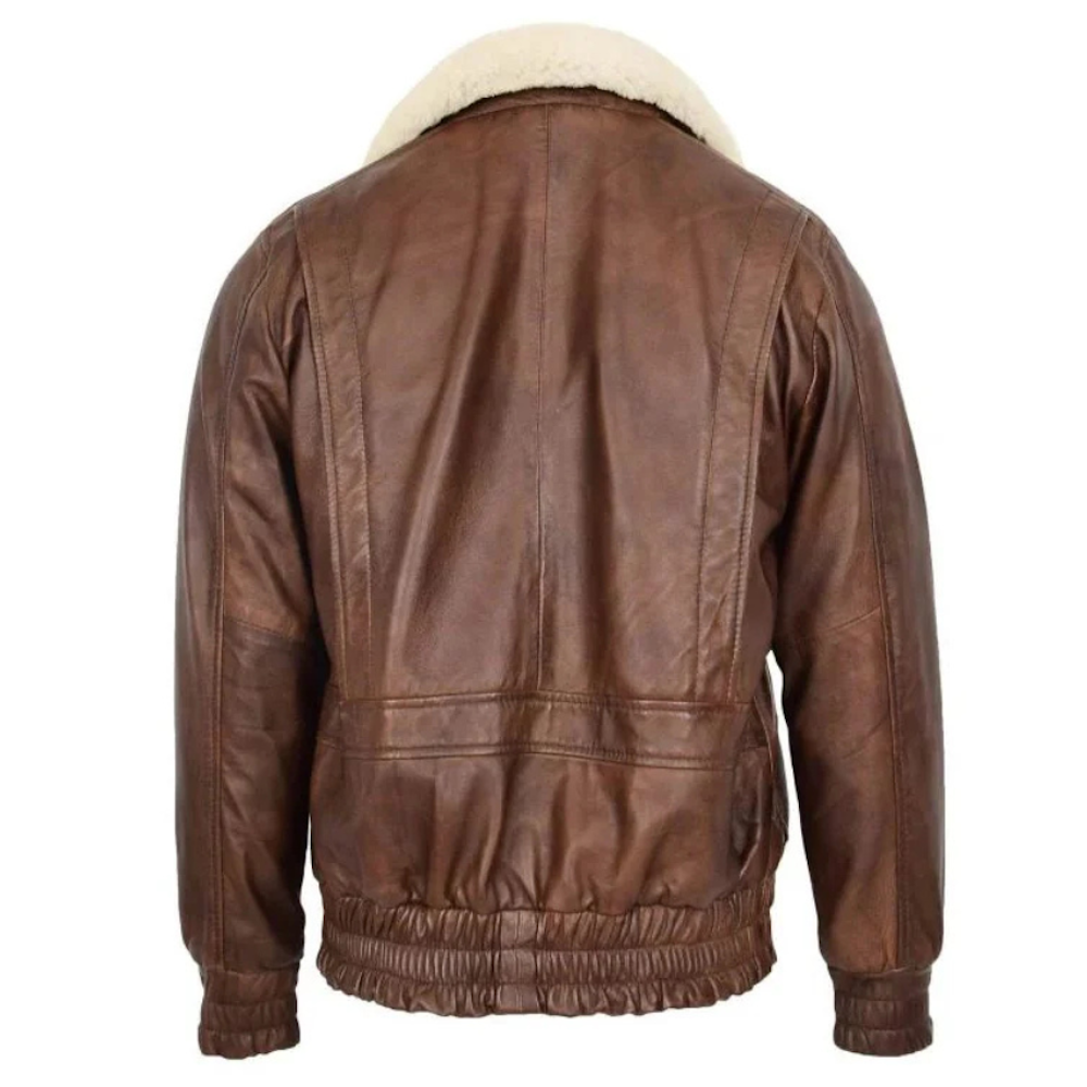 Dark Brown Aviator Elite Jacket