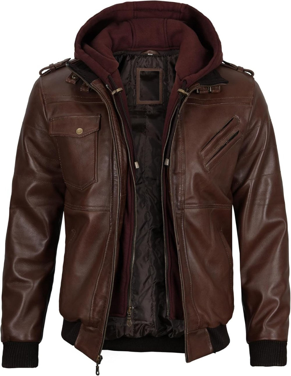 Dark Brown Classic Café Cruiser Jacket