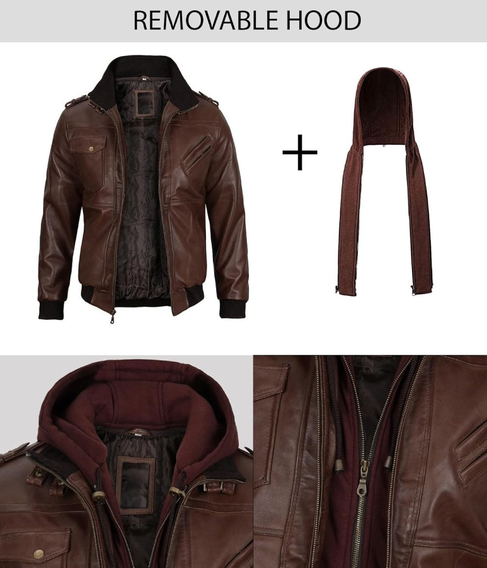 Dark Brown Classic Café Cruiser Jacket