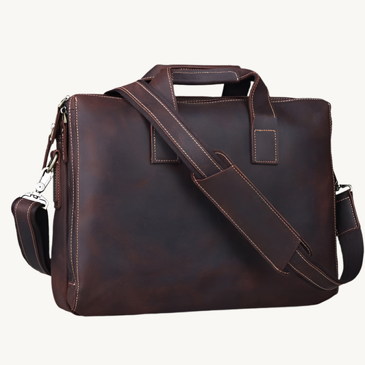 Dark Brown Heritage Messenger & Laptop Bag