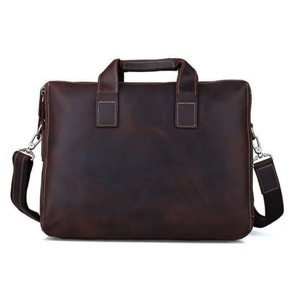 Dark Brown Heritage Messenger & Laptop Bag