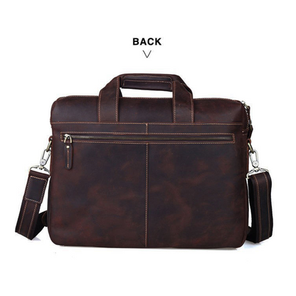 Dark Brown Heritage Messenger & Laptop Bag