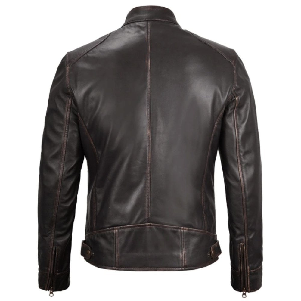 Dark Brown Renegade Biker Jacket