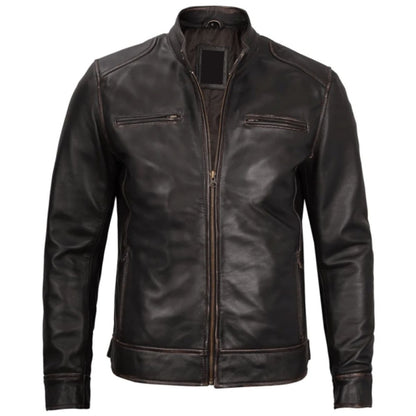 Dark Brown Renegade Biker Jacket