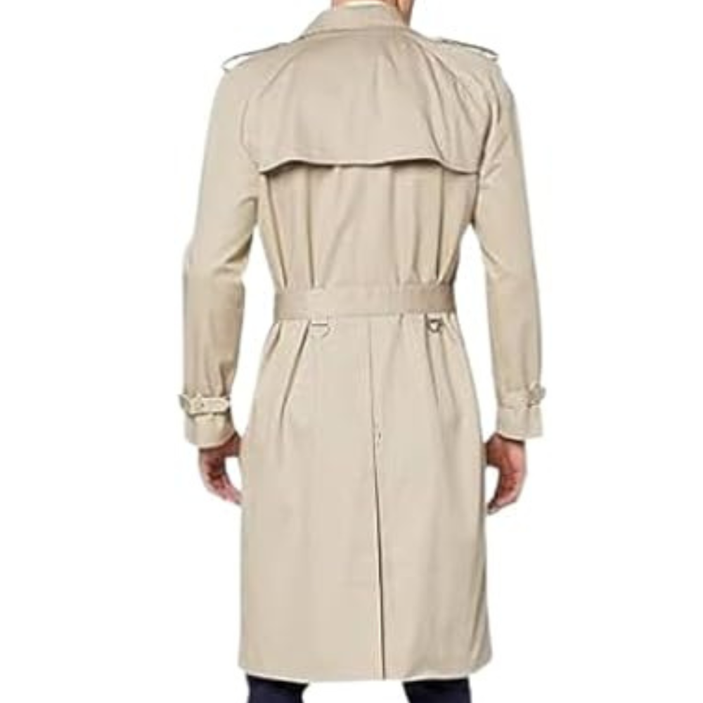 Double Breasted Cotton Trench Coat