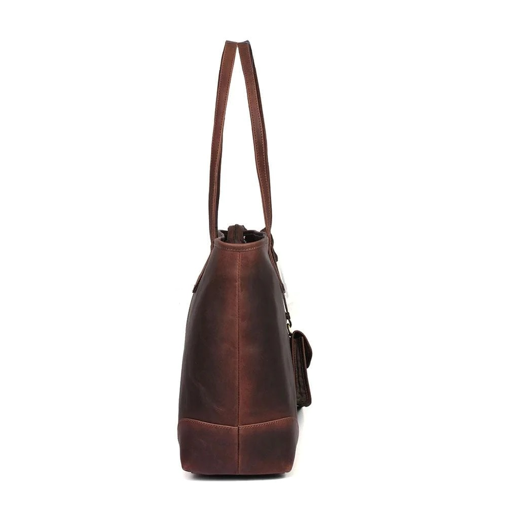 Duchess Brown Leather Tote
