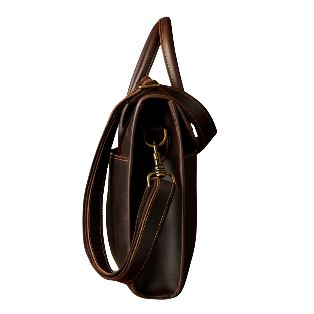 Genuine Leather Briefcase & Messenger Bag