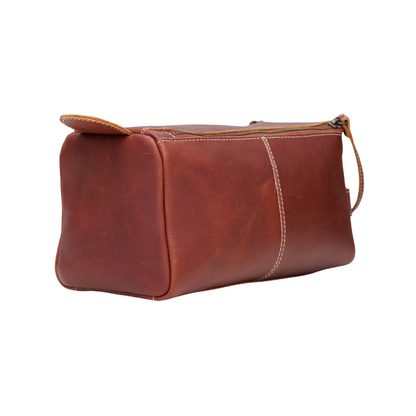 Heritage Brown Travel Toiletry Bag