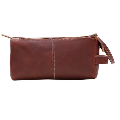 Heritage Brown Travel Toiletry Bag