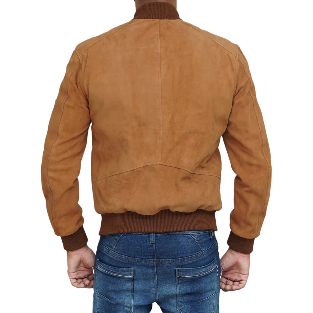 Light Brown Dusk Suede Jacket

