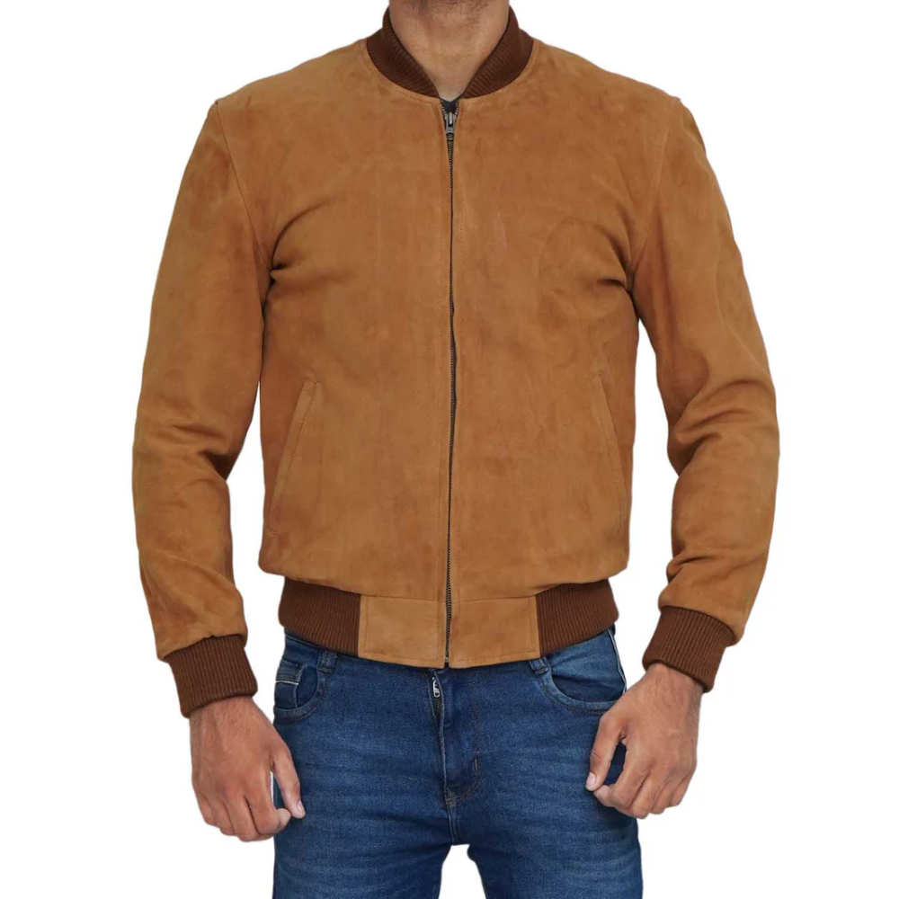 Light Brown Dusk Suede Jacket