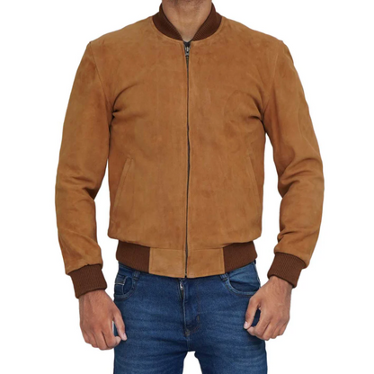 Light Brown Dusk Suede Jacket