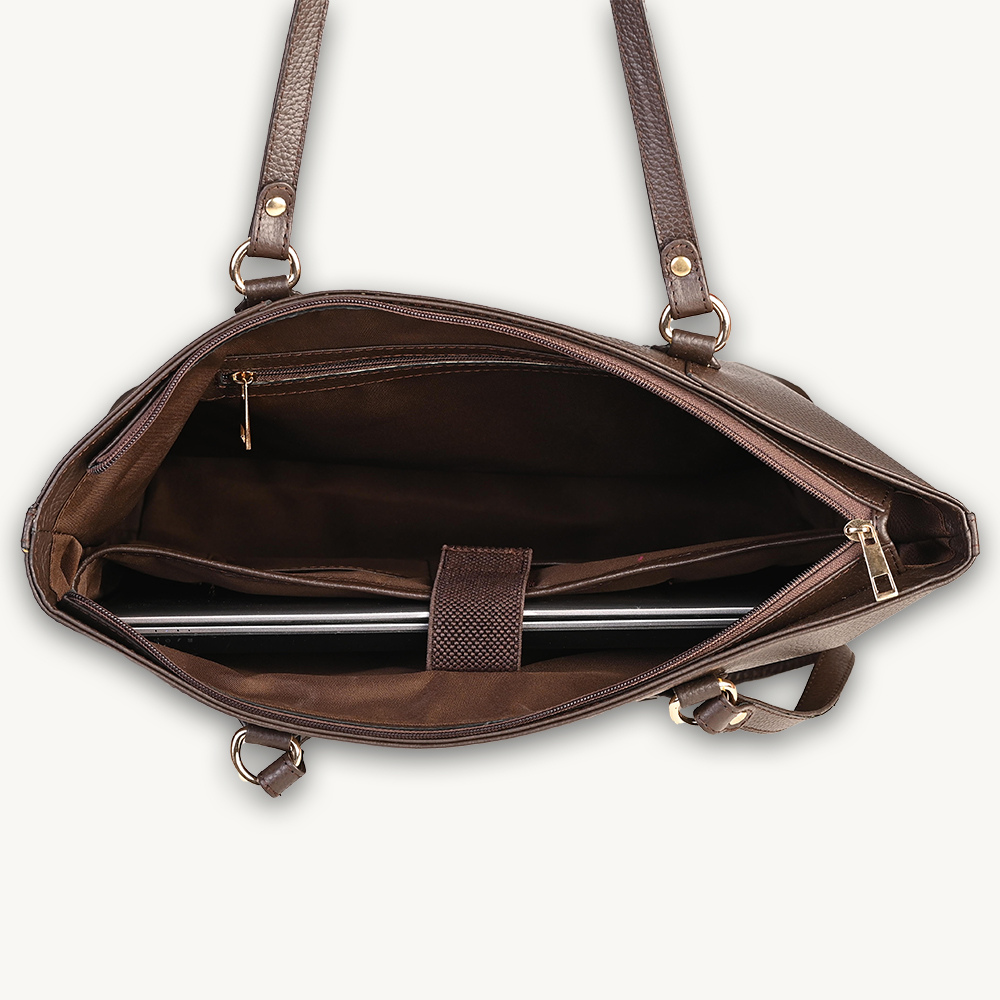 Modern Brown Professional Tote