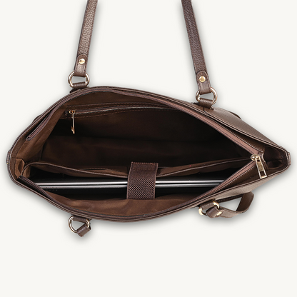 Modern Brown Professional Tote