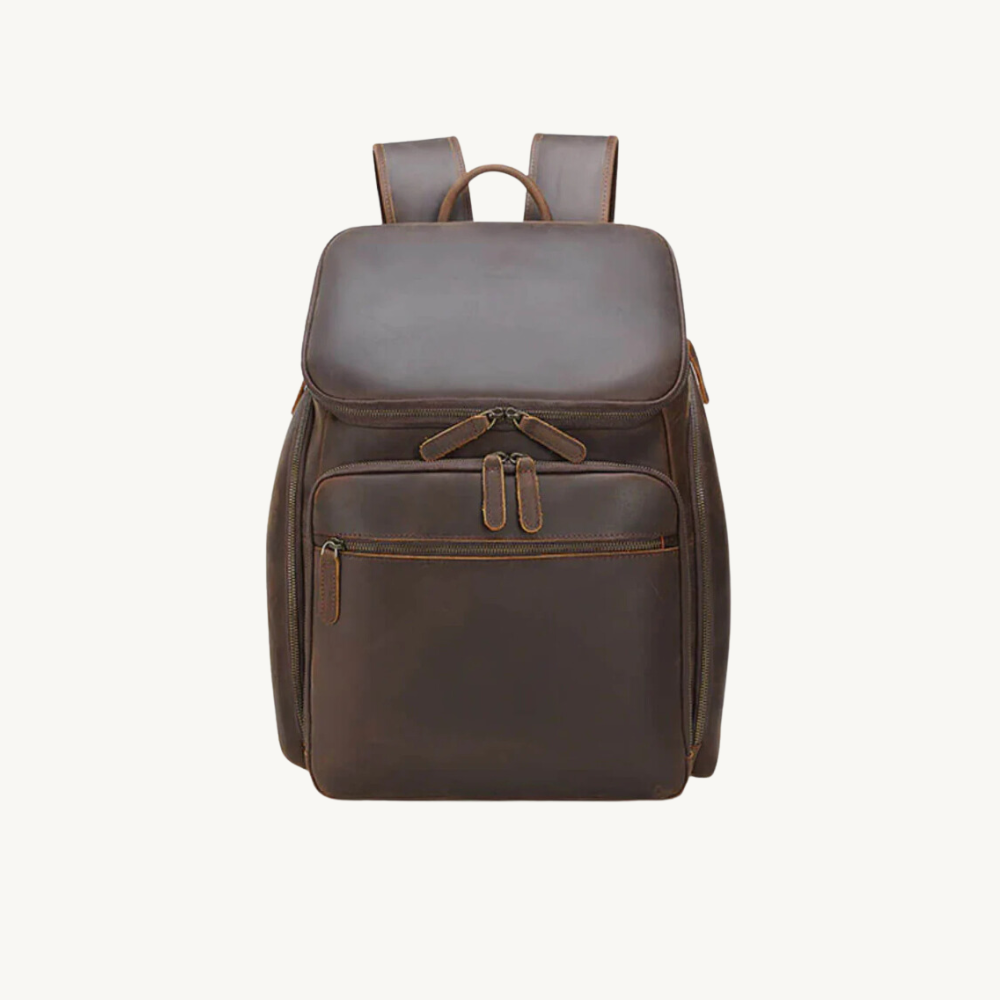 Montgomery-Brown-Classic-Leather-Backpack