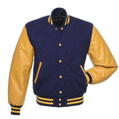 Navy & Gold Varsity Jacket