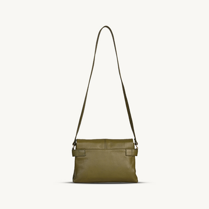 Olive Green Allure Flap Crossbody