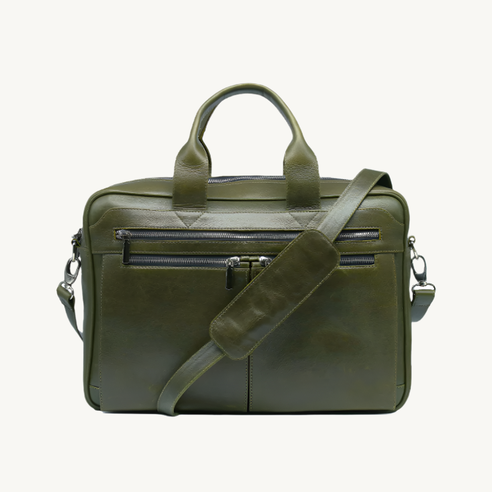 Olive-Green-Laptop-Bag