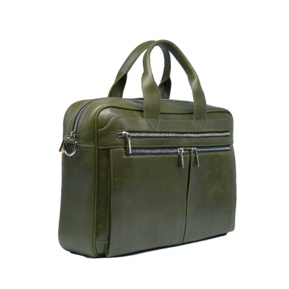 Olive Green Laptop Bag