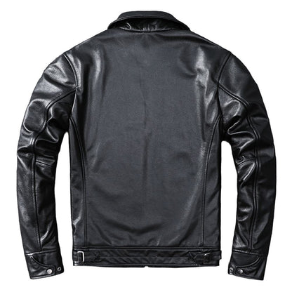 Premium Black Moto Jacket